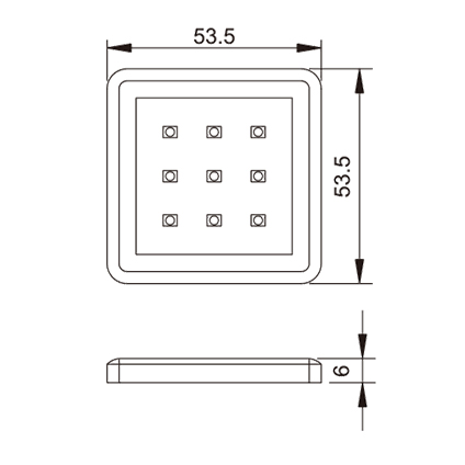 proimages/pd/Commercial/Cabinet light/Dimensions/AL02SS.jpg