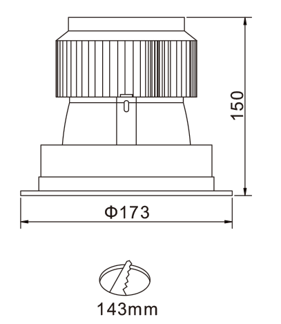 proimages/pd/Commercial/Recessed light/Dimensions/RG291.png